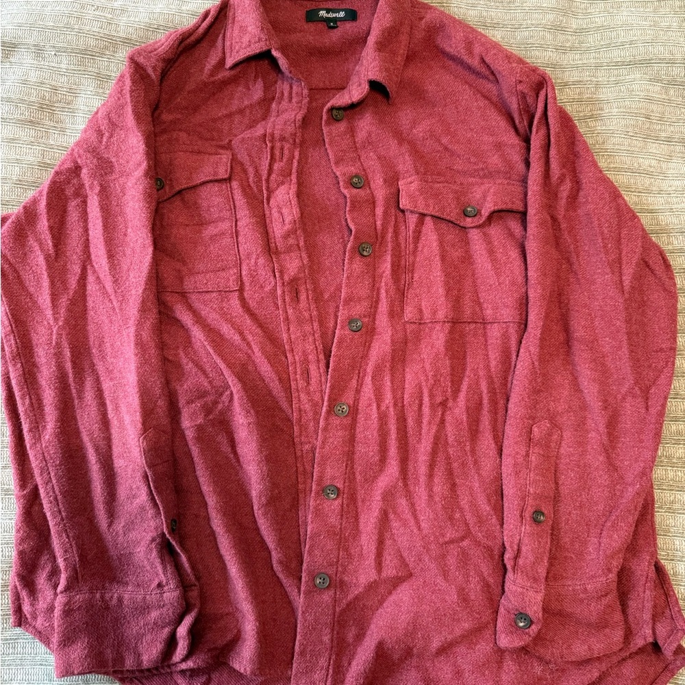 Men's Red Flannel Jacket